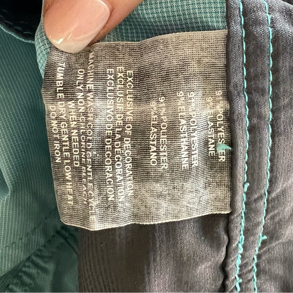O’Neill Hybrid Shorts Mens 38 Aqua Blue Casual Chino Golf Beach Lightweight - Picture 6 of 8